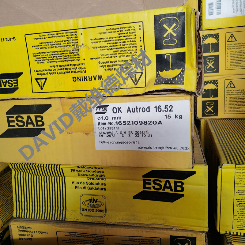 瑞典伊萨OK Autrod 16.52焊丝 ER309Si不锈钢气保焊丝